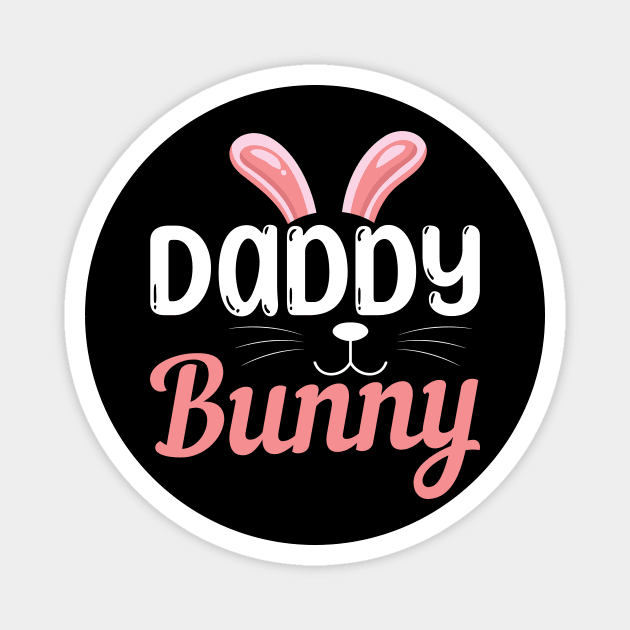 DADDY bunny Happy Easter Day 2023 Magnet by Fun Planet